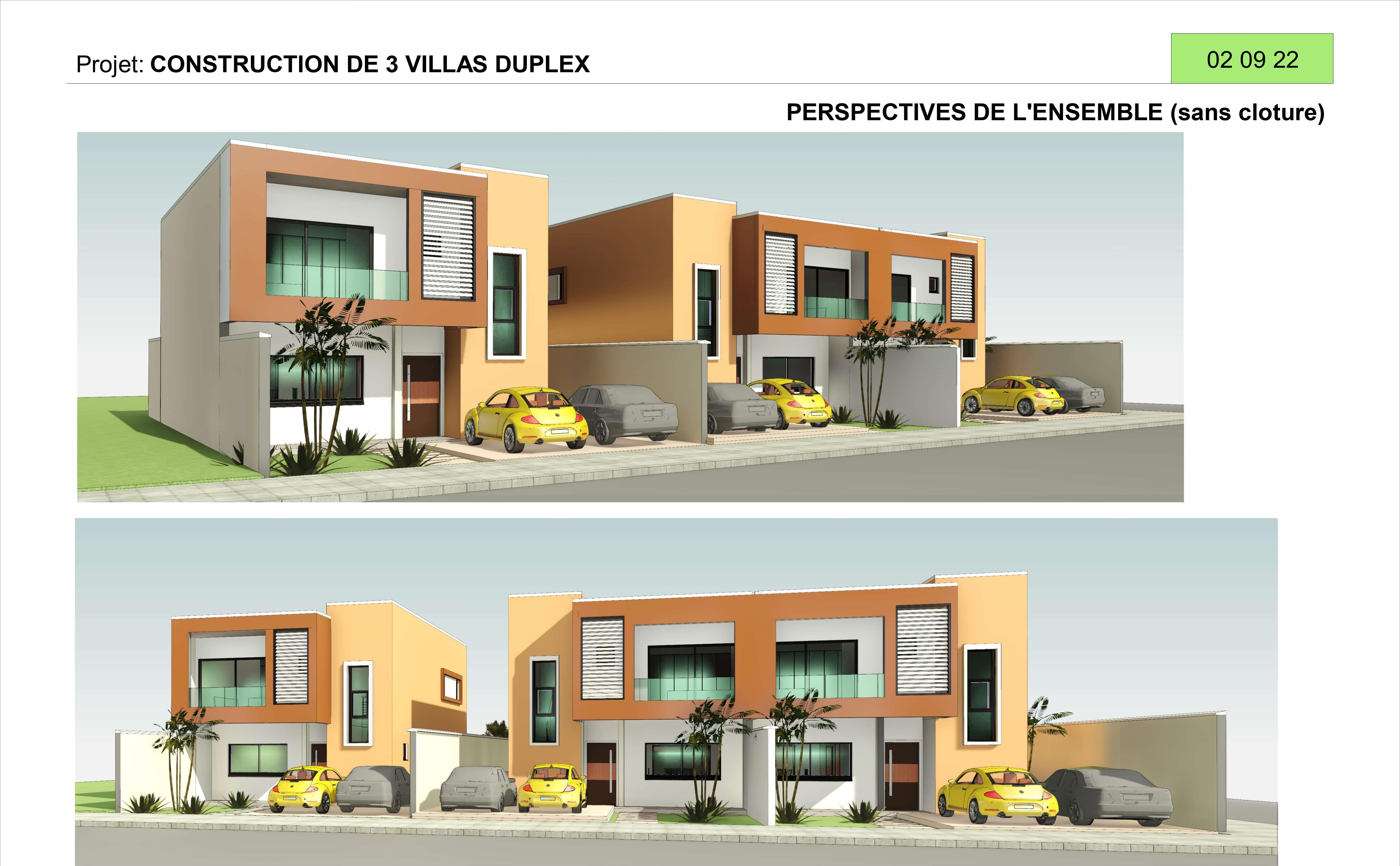     PROGRAMME DE CONSTRUCTION :
 DE VILLAS 
